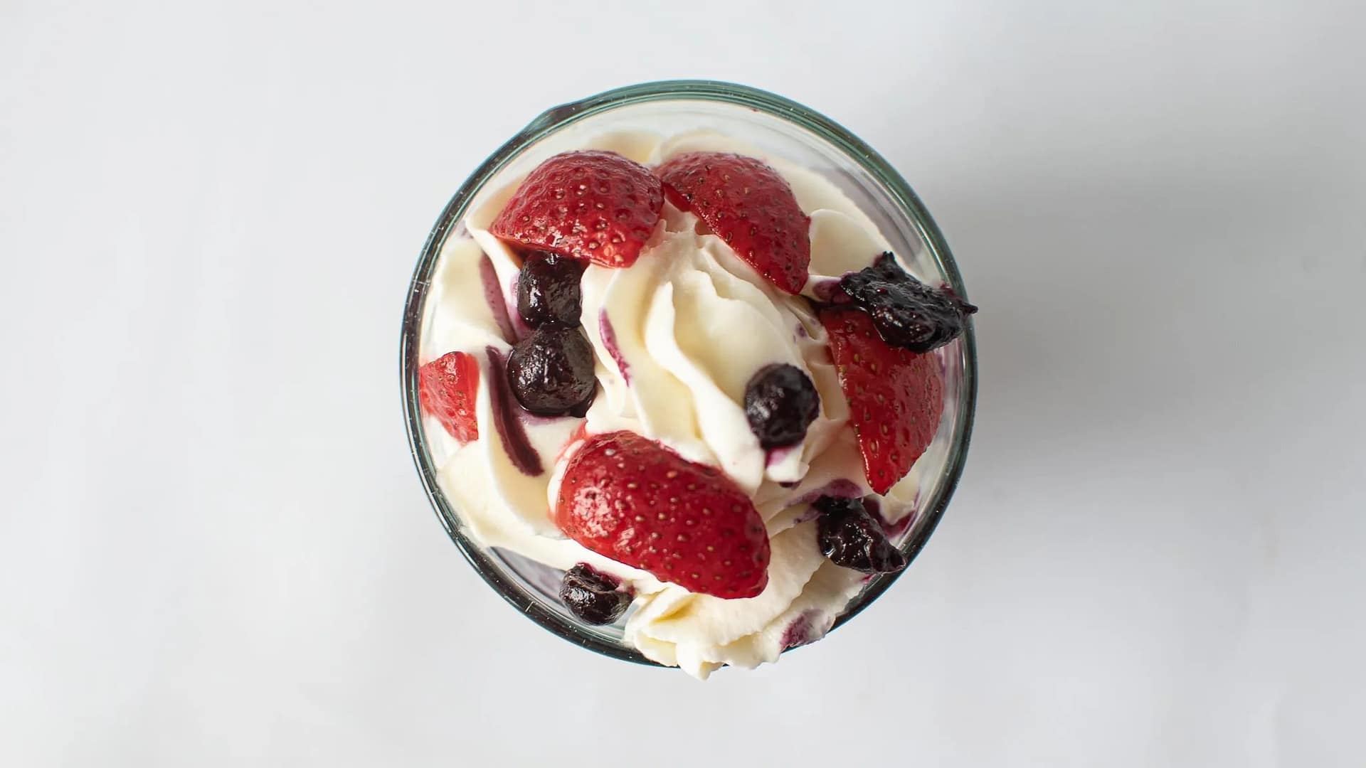 Berries and Cream jars another summer refreshing dessert